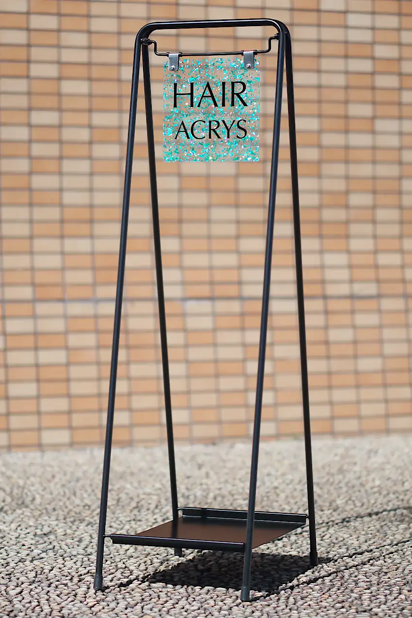 スリム4脚・オーロラ・ターコイズ・200×200