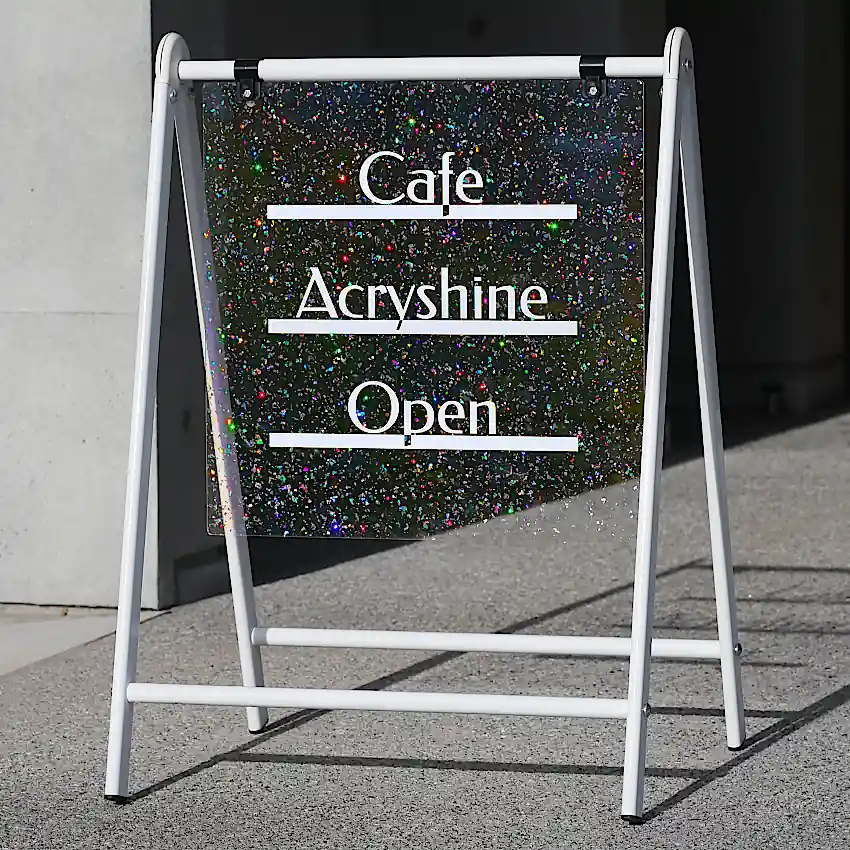 バリケードサイン・オーロラ・シルバー